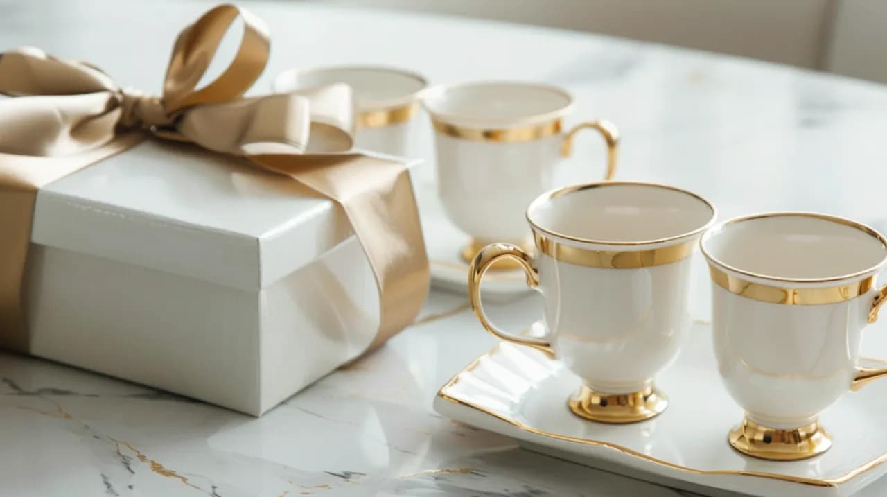 Filiżanki na prezent: Eleganckie zestawy na wyjątkowy upominek