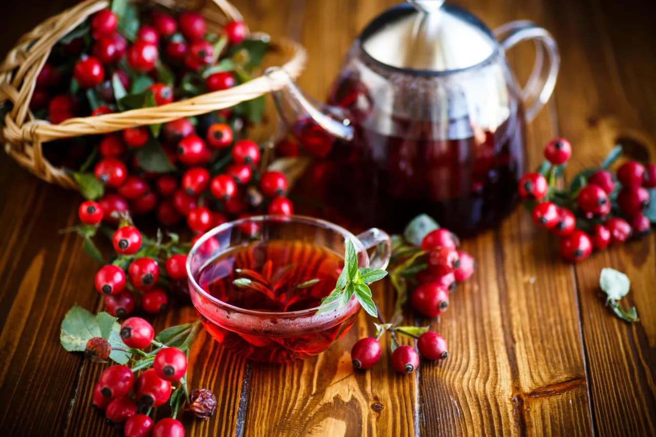 Domowa herbata z dzikiej róży - prosty przepis na naturalny napój