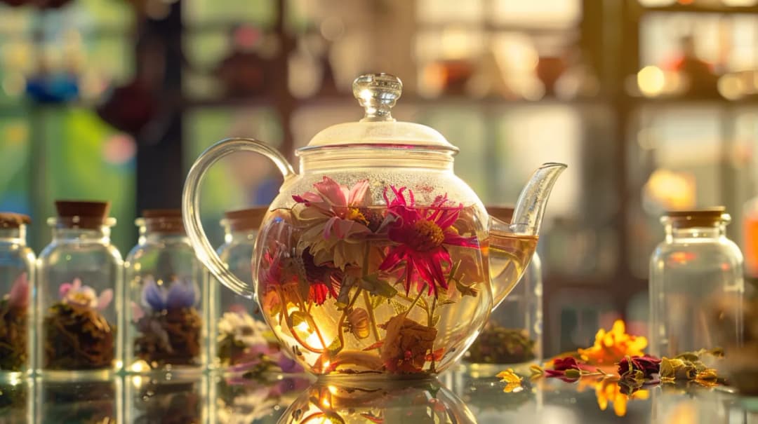 Zestawy herbat kwitnących: Oto piękno herbaty rozpuszczającej się