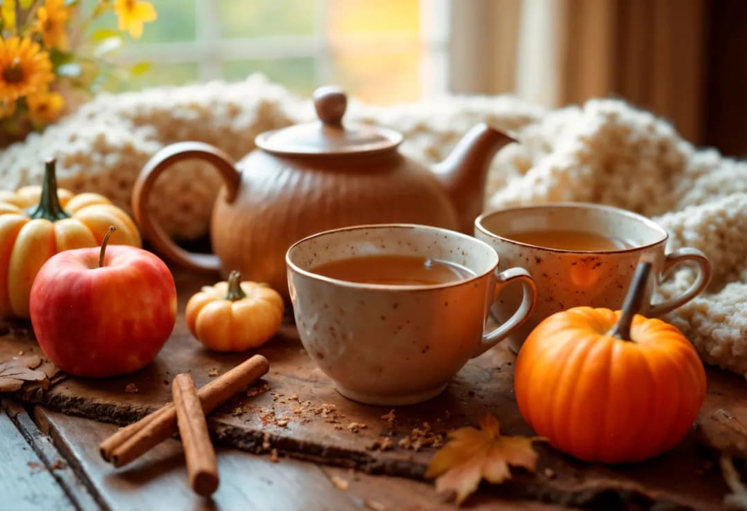 5 najlepszych przepisów na rozgrzewające herbaty na jesień i ich właściwości
