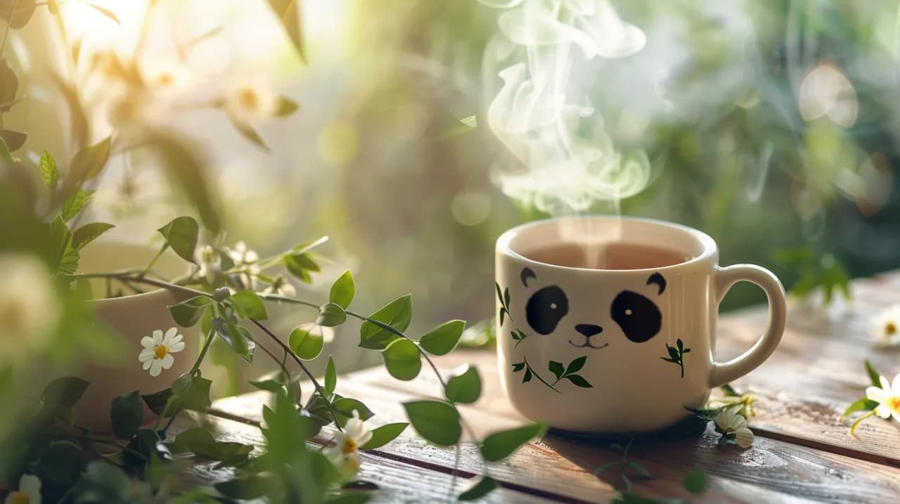 Kubek z pandą - uroczy i praktyczny gadżet dla miłośników herbaty