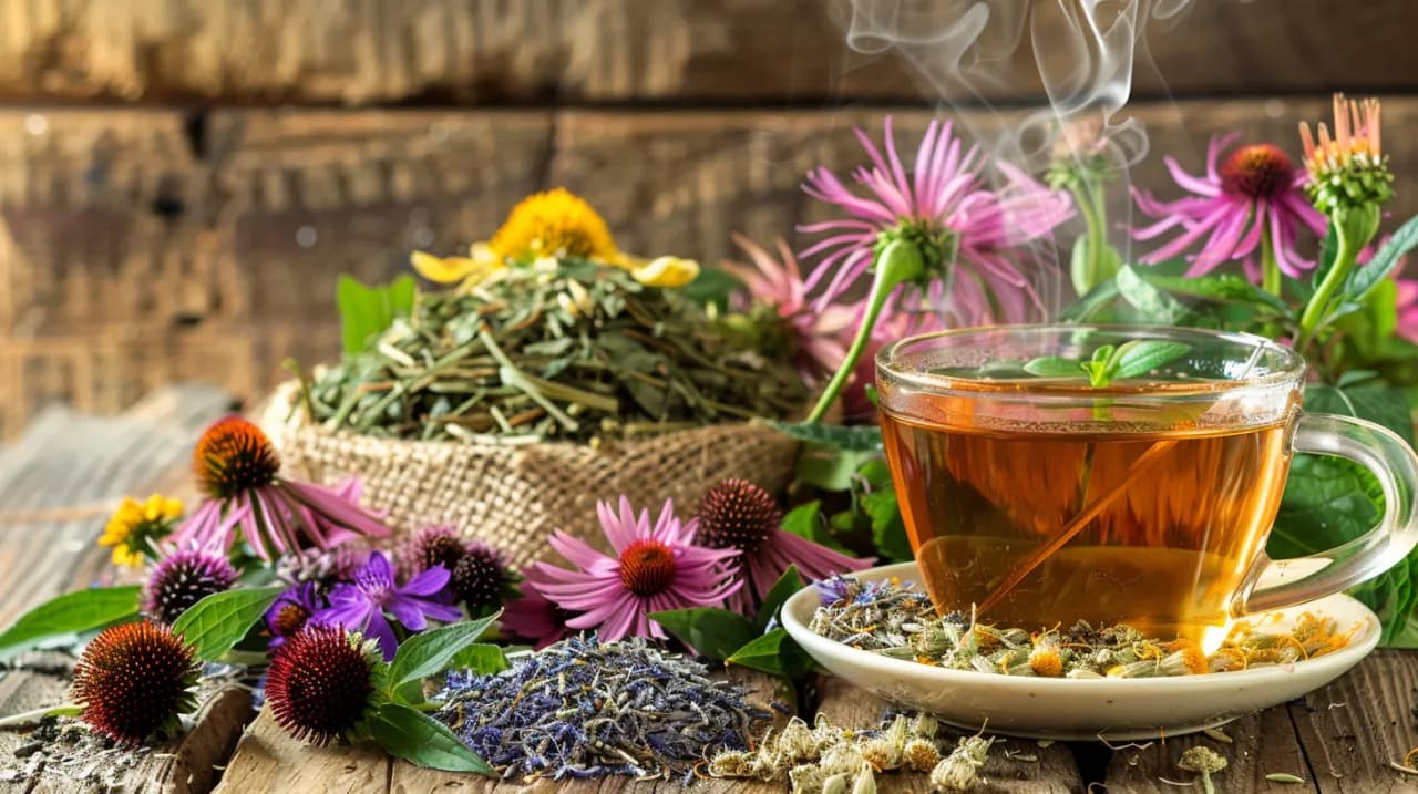 Herbatki ziołowe z jeżówką - naturalne wsparcie zdrowia na co dzień