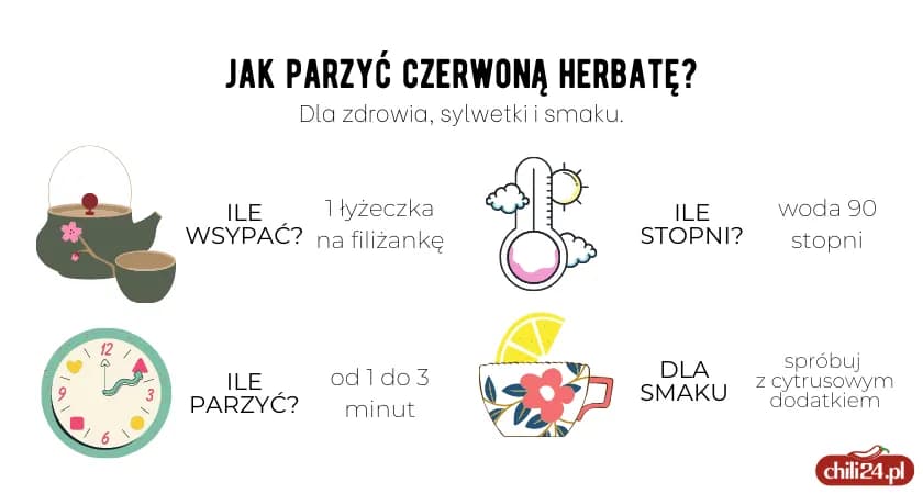 Jak parzyć czerwoną herbatę - poznaj sekret idealnego naparu krok po kroku