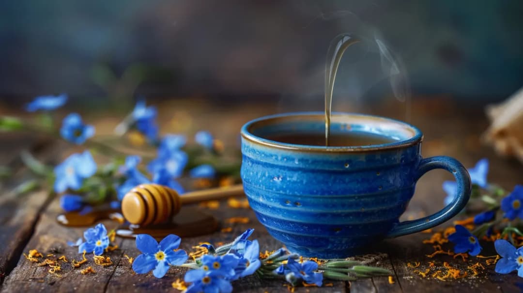 Klitoria - niezwykła herbata o pięknym niebieskim kolorze