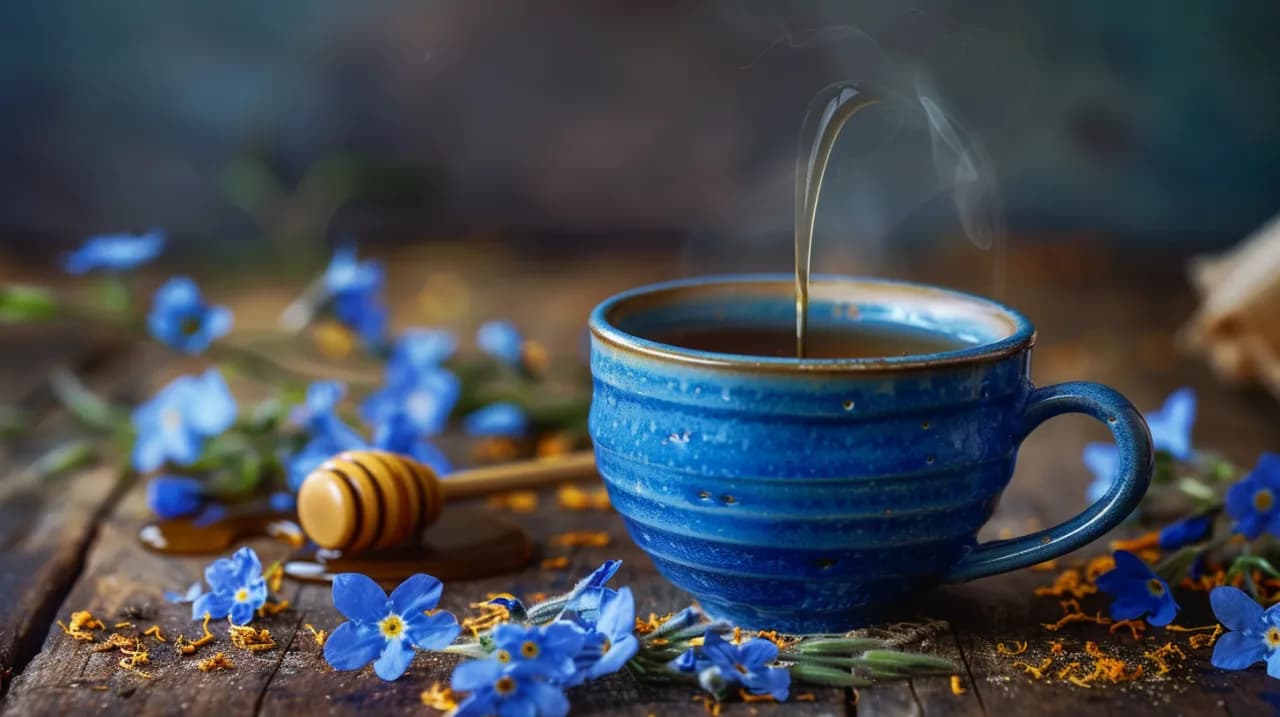 Klitoria - niezwykła herbata o pięknym niebieskim kolorze